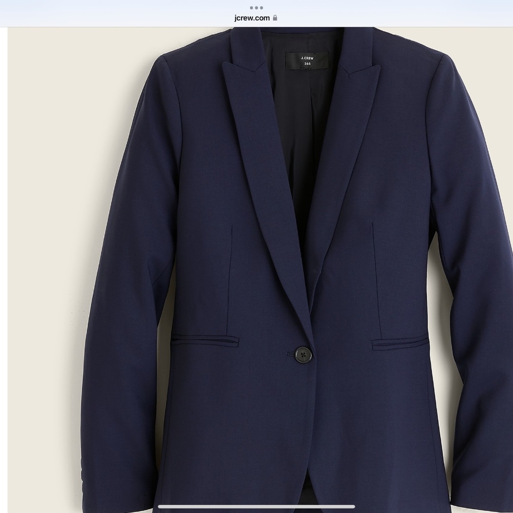 Navy Italian wool blazer